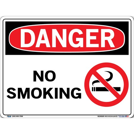Vestil Vinyl Label Sign, 9-1/2" H, 12-1/2" W, Vinyl Label, Rectangle, English, SI-D-02-B-LB-011 SI-D-02-B-LB-011